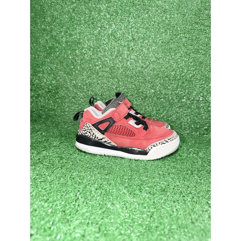 Air Jordan Spizike Low Toddler Size 12C Red Hook & Loop Sneakers Walking Shoes